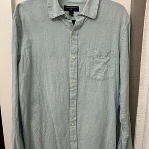 Banana Republic, Men’s Linen Button Down Shirt, Slim Fit Size L